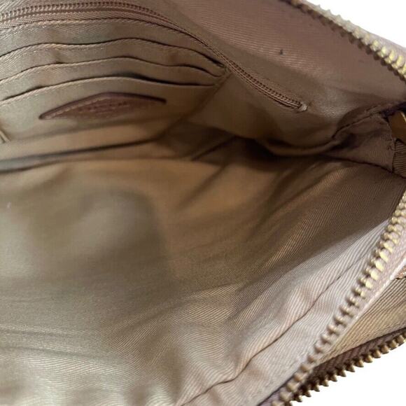 Fossil Womens Small Rose Gold Crossbody Purse Shoulder Bag Leather "Stained" - Picture 5 of 16